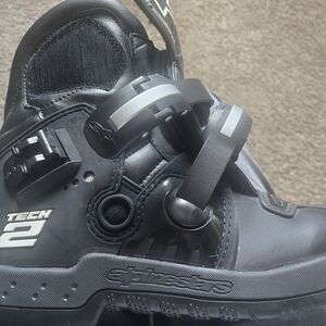 Alpinestars Tech 2 Black Motorcycle Boots